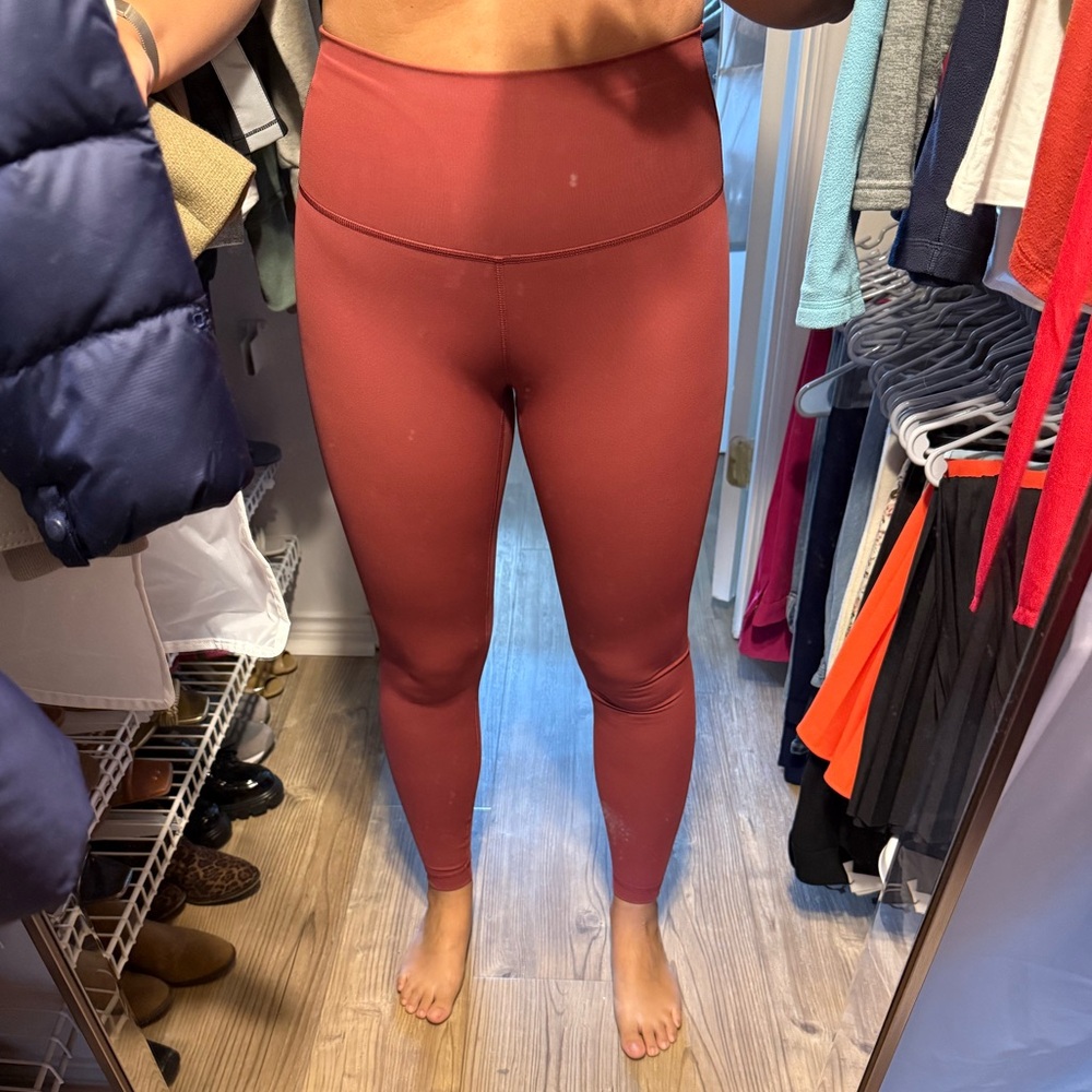 Lululemon Align High-Rise Pant 25” size 2 RUST